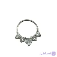 پیرسینگ گوش زنانه مدل نگین جواهری کد P4913