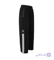 شلوار مردانه بگ ساده دو نخ پنبه مشکی Balenciaga مدل 50478