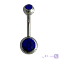 پیرسینگ ناف استیل زنانه مدل نگین کد P4866