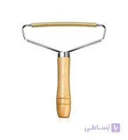 پرزگیر دستی لباس و فرش دسته چوبی مدل 42399
