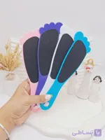 سوهان پاشنه پا طرح کف پا جنس پلاستیکی