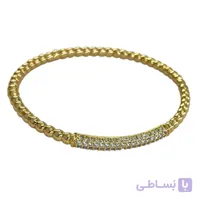 دستبند زنانه ژوپینگ بنگل مدل توپی جواهری B5606