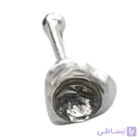 پیرسینگ بینی زنانه نقره مدل قلب کد P4799