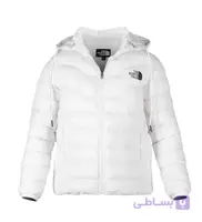 کاپشن مردانه نرمال ساده تی سی سفید North Face مدل 49281