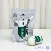 صابون کپسولی ضد جوش و روشن کننده فیل اسکین حاوی گلوتاتیون و روغن درخت چای