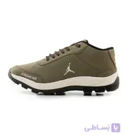 کفش مردانه روزمره چرم مصنوعی زیتونی Jordan مدل 47290