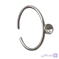 پیرسینگ بینی زنانه {بدون نیاز به سوراخ } مدل حلقه فیک نگین دار کد P4812