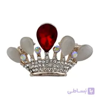 گل سینه زنانه مدل تاج کد G4068