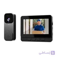 زنگ درب تصویری هوشمند بی سیم با مانیتور 4.3 اینچی مدل X7