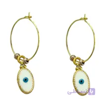 گوشواره زنانه مدل چشم نظر کد E6519
