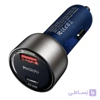 شارژر فندکی یسیدو مدل YESIDO Y52 FAST CHARGER 48W