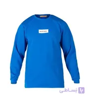 بلوز یقه گرد مردانه نرمال طرح دار اسپان آبی Balenciaga مدل 48998