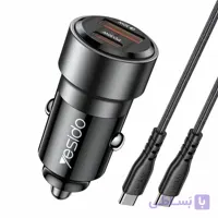 شارژر فندکی با کابل یسیدو مدل YESIDO Y55 FAST CHARGER