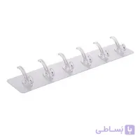 آویز دیواری 6 عددی تمام چسبی وارداتی