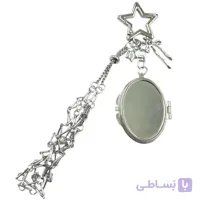 آویز کیف چارم بگ ستاره آینه مدل رژ لب کد J4225