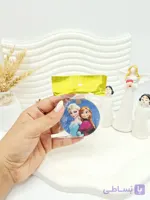 آینه چوبی فانتزی طرح گرد سایز کوچک ارسال رندم