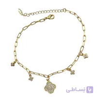 پابند زنانه مدل ونکلیف نگین دار کد A4637