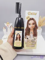 شانه رنگ مو رنگ نسکافه ای طبیعی برند دکسی Dexe کد 0031