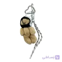 آویز کیف چارم بگ کلاه کاسکت خرس موتور سوار کد J4200