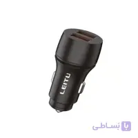 شارژر فندکی مدل LC-C8 به همراه کابل میکرو لیتو (LEITU)