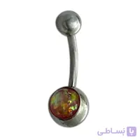 پیرسینگ ناف استیل زنانه مدل اکلیلی کد P4859