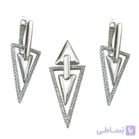 نیم ست زنانه ژوپینگ جواهری مدل مثلث کد M4369
