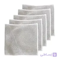 اسکاچ و دستمال توری مدل دو لایه بسته 5 عددی