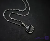 گردنبند اونیکس مردانه کد N1021