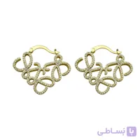 گوشواره زنانه مدل کلیپسی طرح لووه کد E5647