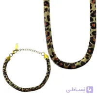 نیم ست زنانه مدل ماری پلنگی کد M4400