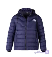 کاپشن مردانه نرمال ساده تی سی آبی کاربنی North Face مدل 49282