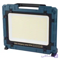 چراغ پروژکتور سیار شارژی و پاور بانک خورشیدی W8109-3