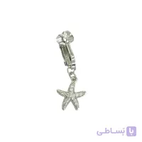 پیرسینگ ناف فیک زنانه مدل نگین جواهری ستاره کد P4920