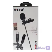 میکروفون یقه ای تایپ سی نیتو مدل NITU NM02 MICROPHONE 2M TYPE-C