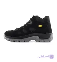 کفش ساقدار مردانه Cat مشکی بنددار مدل 48821