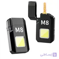 فندک شارژی المنتی چراغ دار