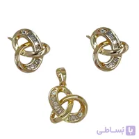 نیم ست زنانه ژوپینگ گره جواهری کد M4381