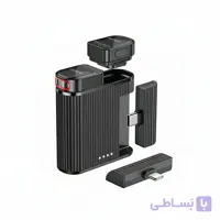 میکروفون یقه ای یسیدو YESIDO KR19 با درگاه های اتصال لایتنینگ و تایپ سی