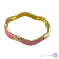 دستبند زنانه بنگل مدل میناکاری B5516