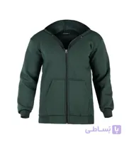 سویشرت مردانه نرمال ساده اسپان سبز یشمی مدل 49208