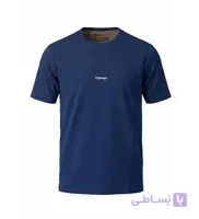 تیشرت یقه گرد مردانه نرمال ساده پنبه یک رو سرمه ای Esprit مدل 50441