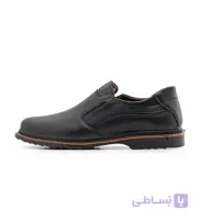 کفش رسمی مردانه چرم مصنوعی مشکی مدل 49932