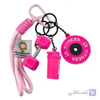 آویز کیف چارم بگ جاکلیدی مدل ماگ دمبل وزنه کد J4186