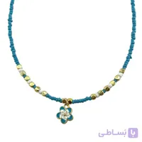 گردنبند زنانه مهره ای تابستانی مدل گل کد N5264