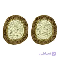 گوشواره زنانه مدل حصیری کد E6516