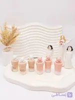 رژ مایع آیس پکی طرح خرسی فوق العاده زیبا مدل MILKTEA برند میس لارا