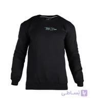 بلوز یقه گرد مردانه نرمال طرح دار اسپان مشکی مدل 49193