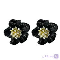 گوشواره زنانه میناکاری مدل گل کد E6407