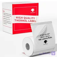 لیبل پرینتر حرارتی سایز 40×40 گرد