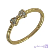 انگشتر زنانه ژوپینگ مدل پاپیون کد R51895